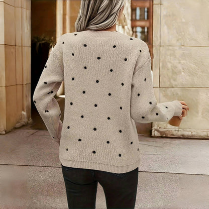 MARIT | Casual Damestrui met Comfortabele Pasvorm en Tijdloze Stipstijl