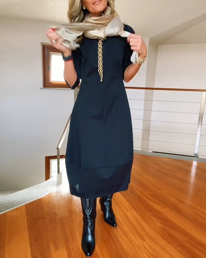 VALENTINA | Elegante Maxi Jurk die het Silhouet Verfijnt en Dagelijks Comfort Biedt
