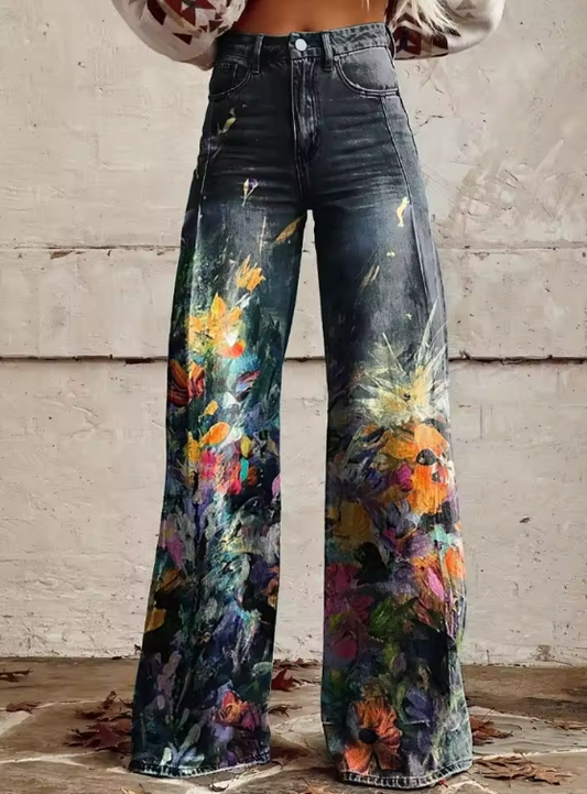 LORINA | Boho Chic Vloeiende en Comfortabele Broek