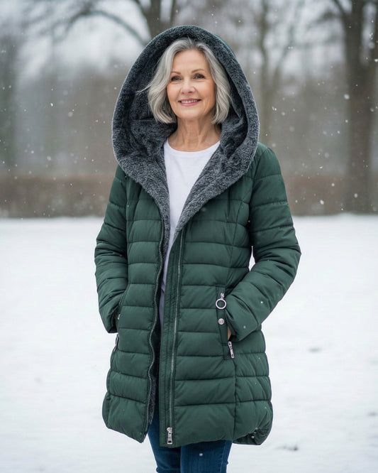 Clair | Pufferjas gevoerd met fleece