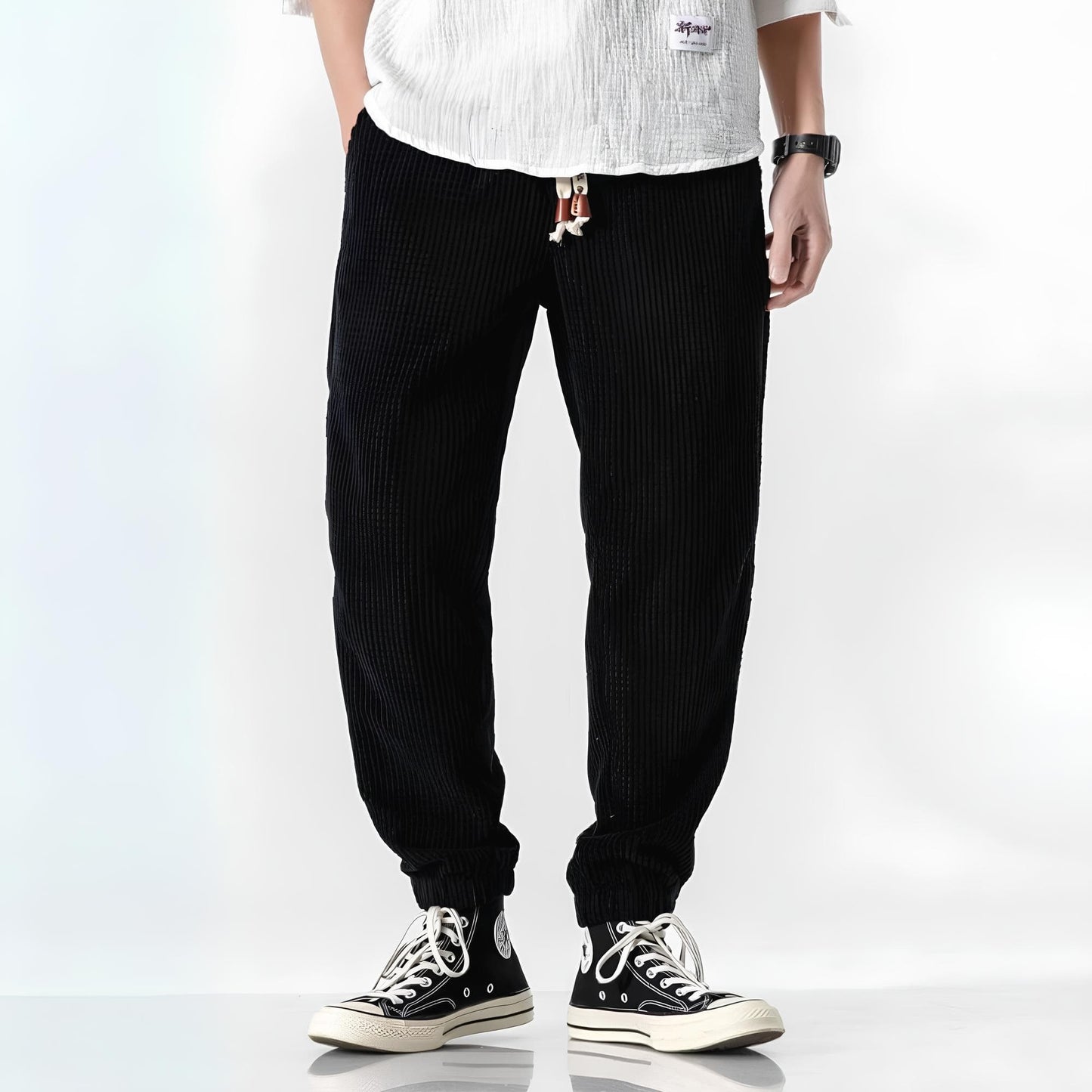Ramiro | Moderne corduroy broeken
