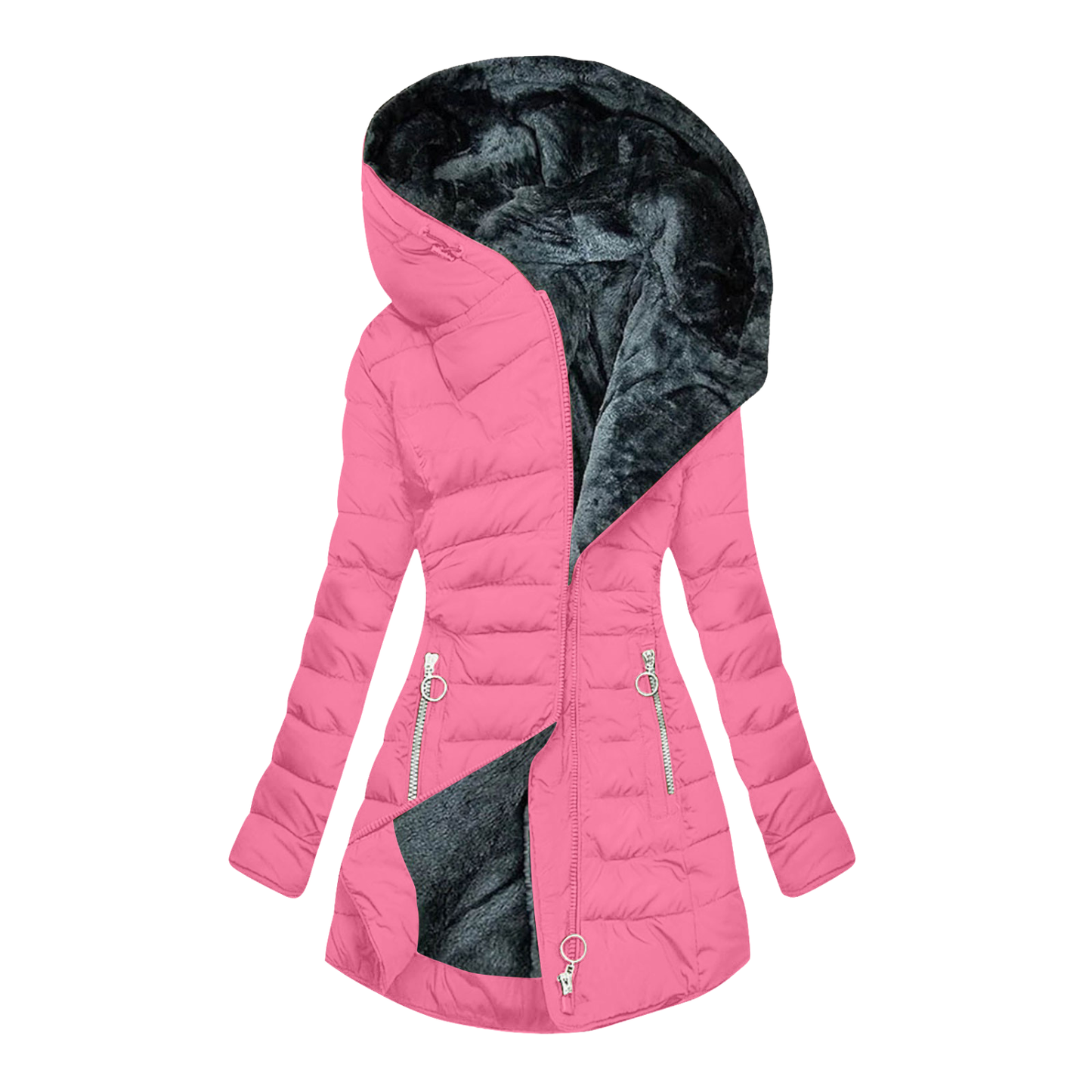 Giulia | Lange Winterjas met Warmtebescherming en Elegante Dagelijkse Stijl