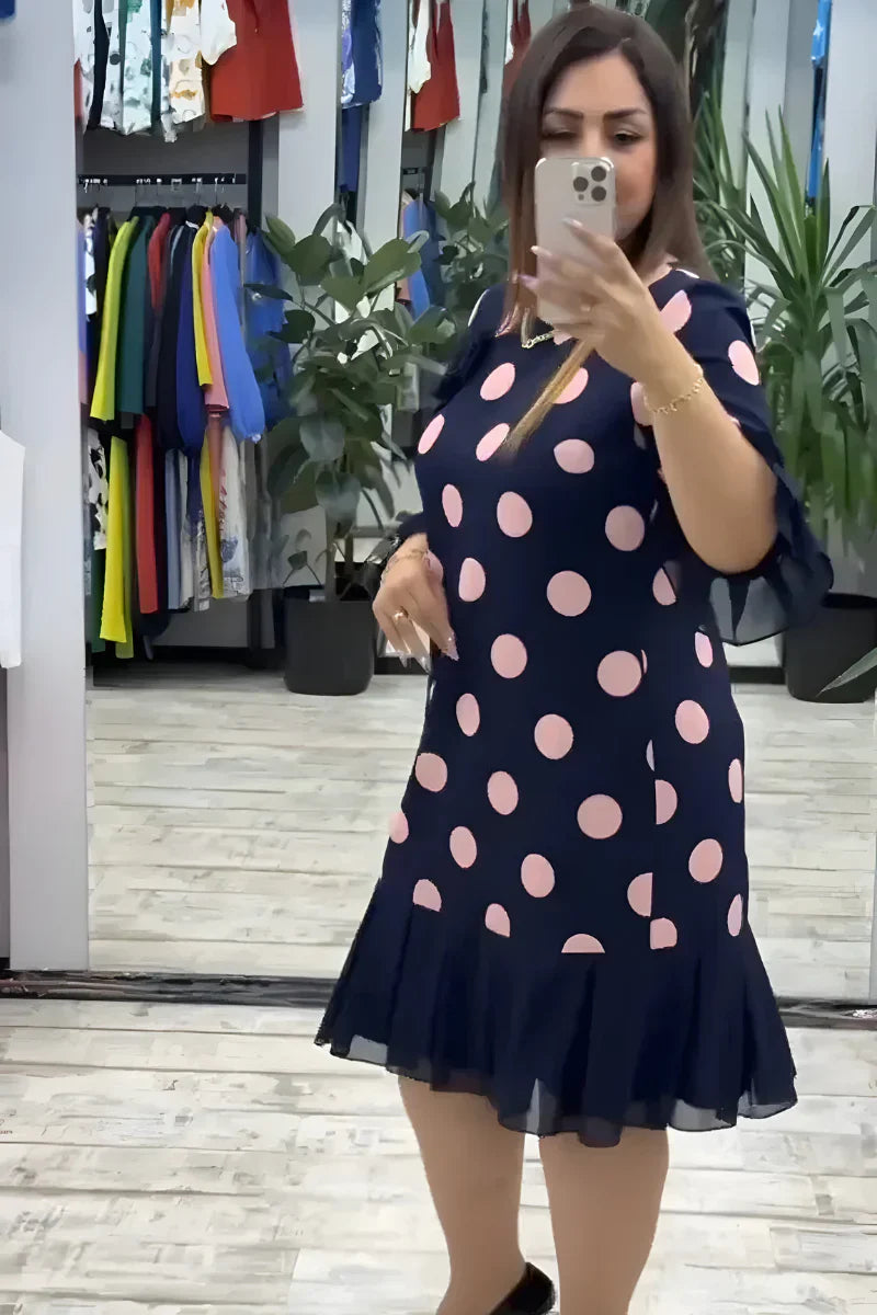 FLEUR™ | Elegante midi-jurk met flatterende pasvorm en tijdloze stijl