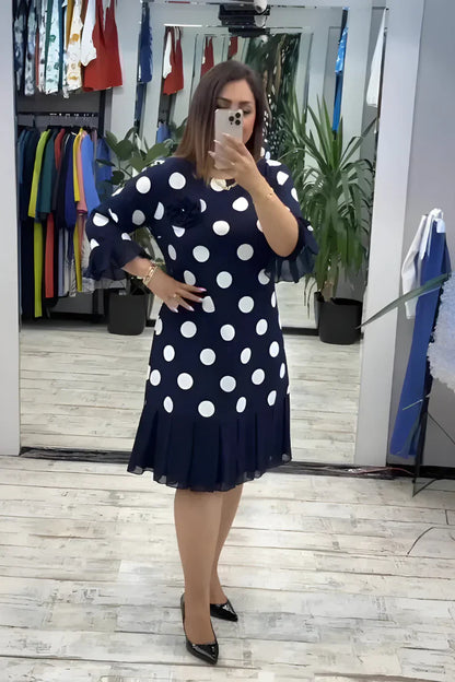 FLEUR™ | Elegante midi-jurk met flatterende pasvorm en tijdloze stijl