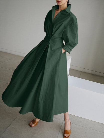 ÉLÉONORE | Lange Elegante Jurk voor een Tijdloze en Verfijnde Stijl
