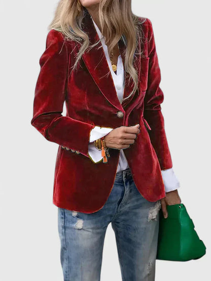 NOOR | Elegante Blazer met Flatterende Pasvorm en Tijdloze Klasse