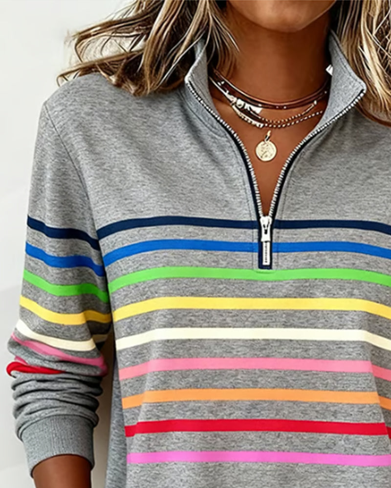 SANNE | Casual Sweater met Comfort en Kleurrijke Stijl voor Elke Dag