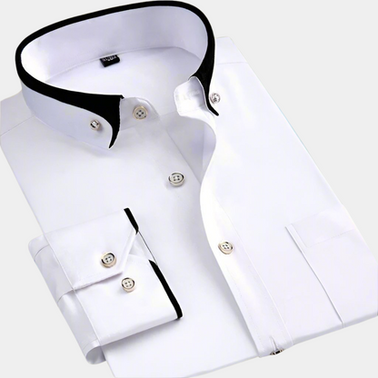 Daan™ | Ademend en kreukarm herenshirt voor werk en vrije tijd