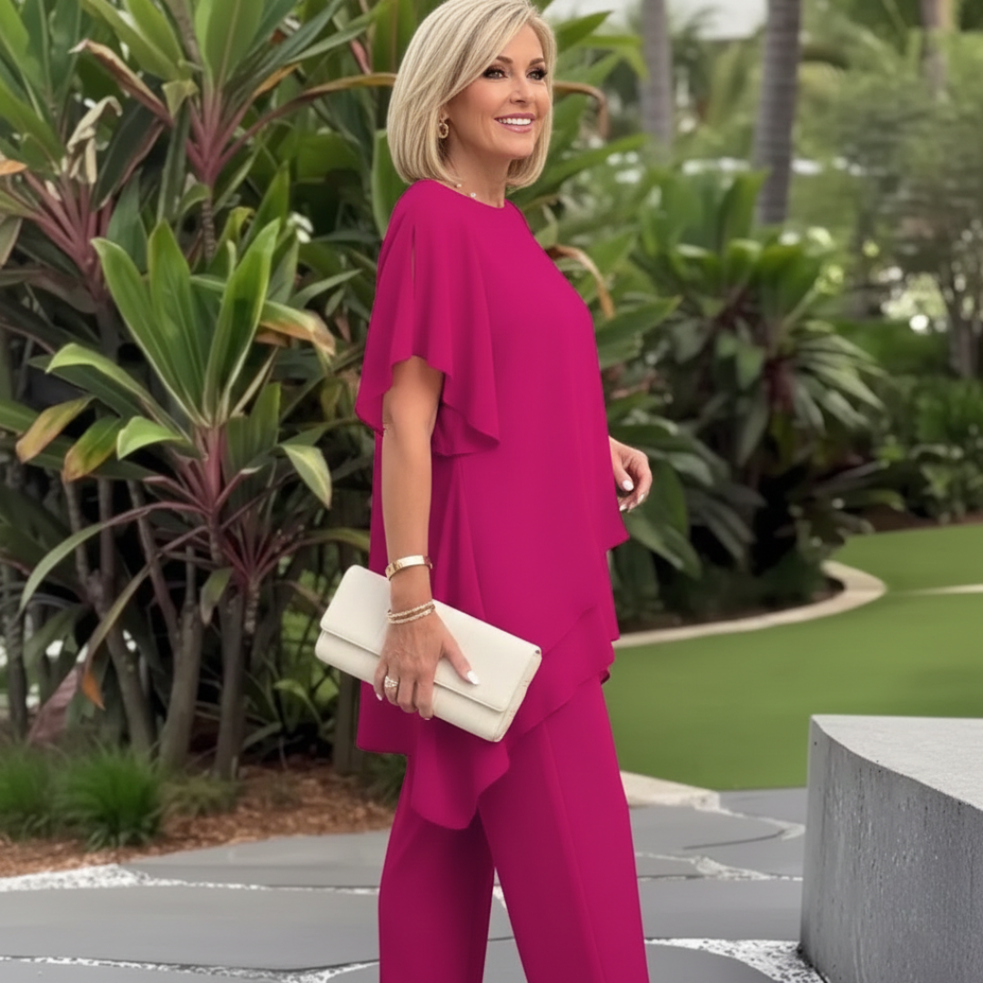 Herlene | Chic Set Top en Irreguliere Broek