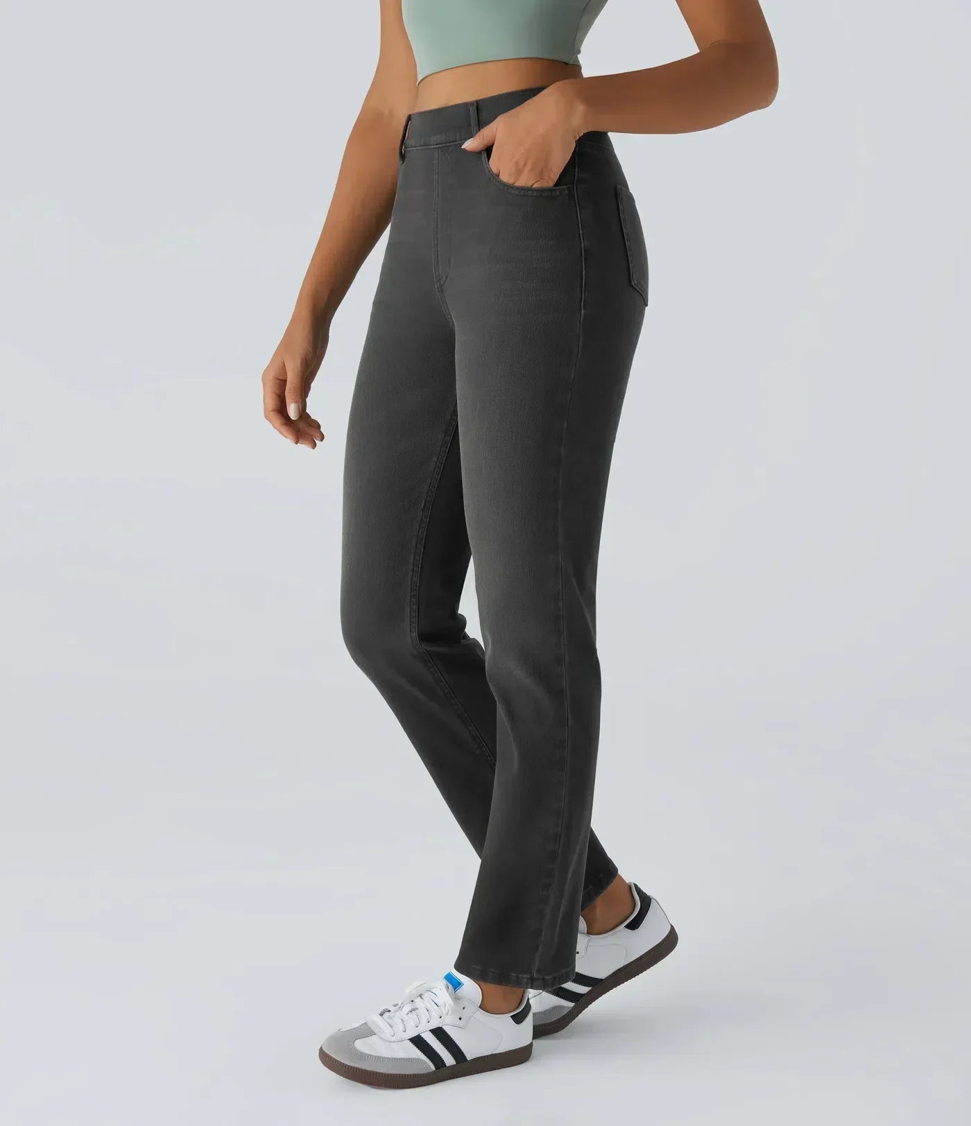 RAFFAELLA | Hoge Taille Ultra Comfortabele Broek met Casual Chic Stijl