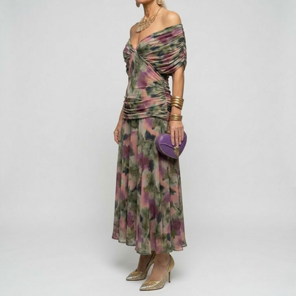ISABELLA | Elegante Maxi-jurk met Flatterende Taille en Tijdloze Klasse