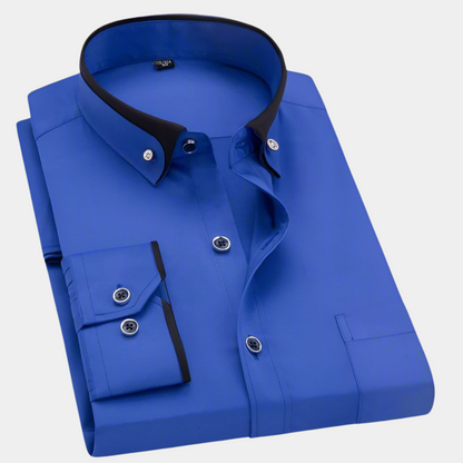 Daan™ | Ademend en kreukarm herenshirt voor werk en vrije tijd
