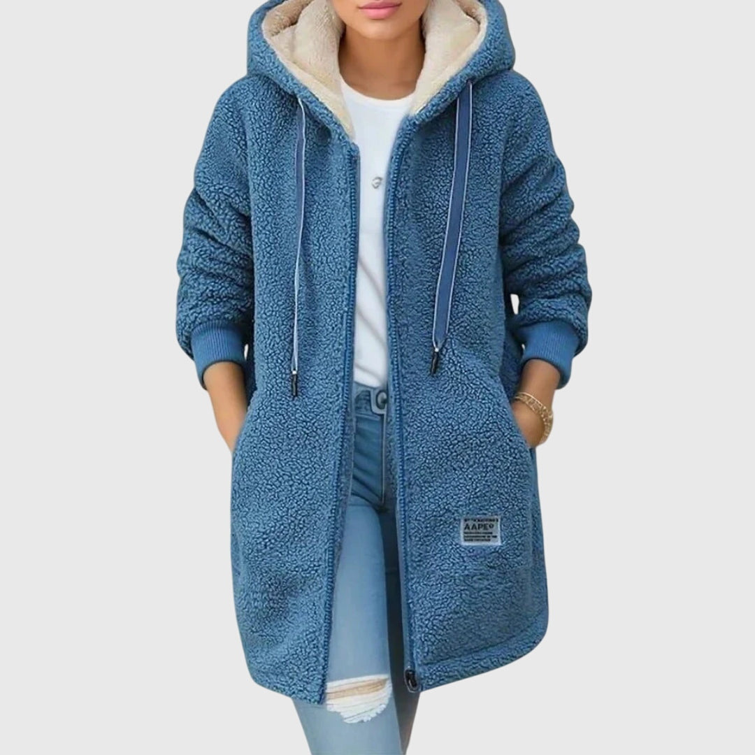 ELENA | Warme Fleece Jas met Comfortabele Pasvorm en Casual Elegant