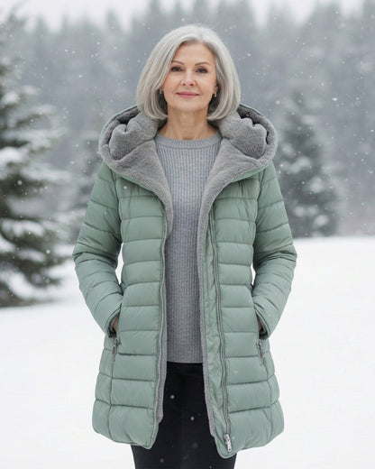 Clair | Pufferjas gevoerd met fleece