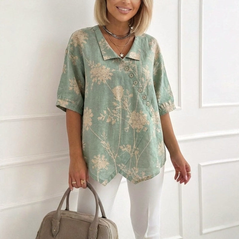 Onregelmatige vintage blouse