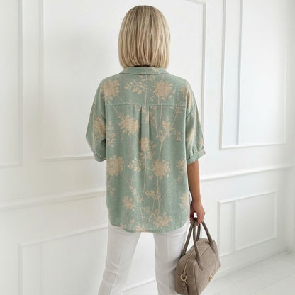 Onregelmatige vintage blouse