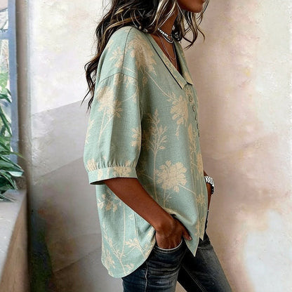 Onregelmatige vintage blouse