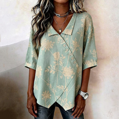 Onregelmatige vintage blouse