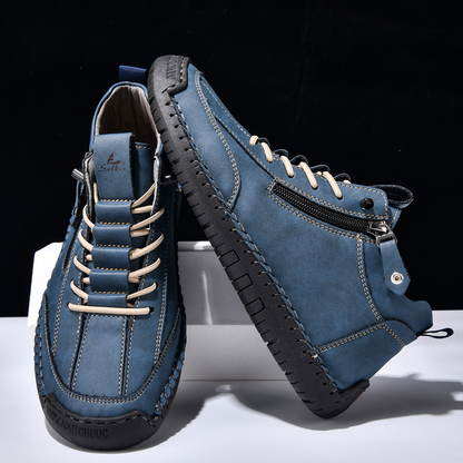 Christian™ | Nubuckleder Schoenen met Rits voor Mannen