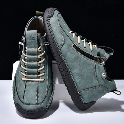 Christian™ | Nubuckleder Schoenen met Rits voor Mannen