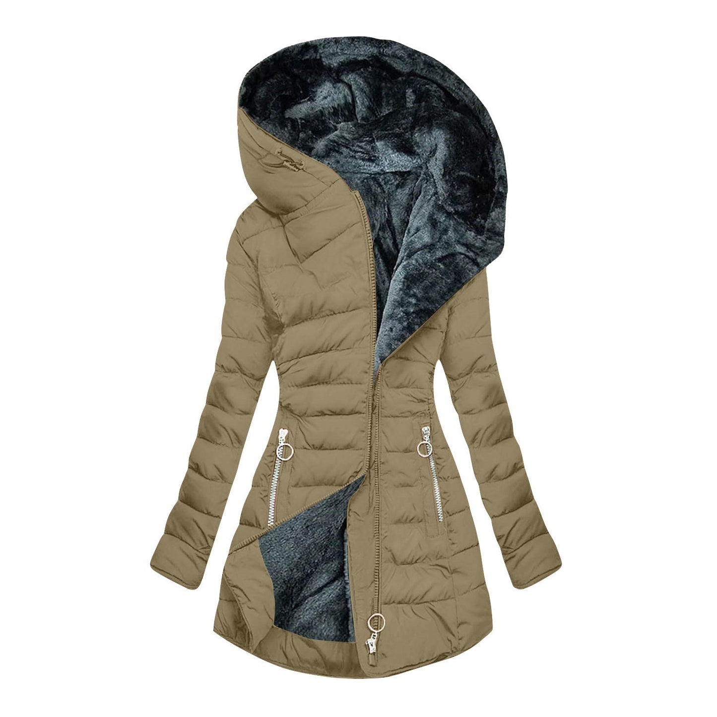 Giulia | Lange Winterjas met Warmtebescherming en Elegante Dagelijkse Stijl