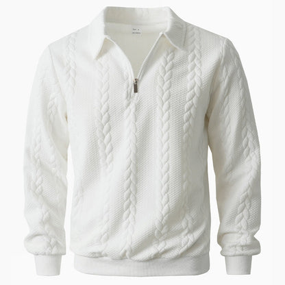 RAVELLO™ | Quarter Zip Polo met Verzorgde Look en Dagelijks Comfort voor Heren