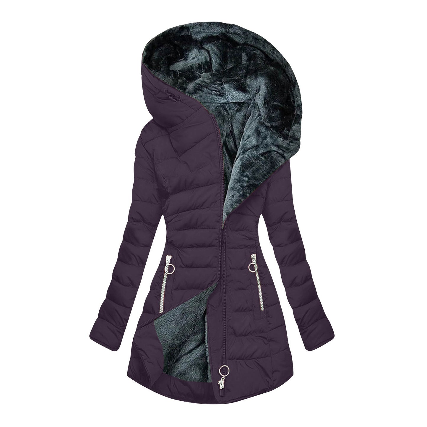 Giulia | Lange Winterjas met Warmtebescherming en Elegante Dagelijkse Stijl