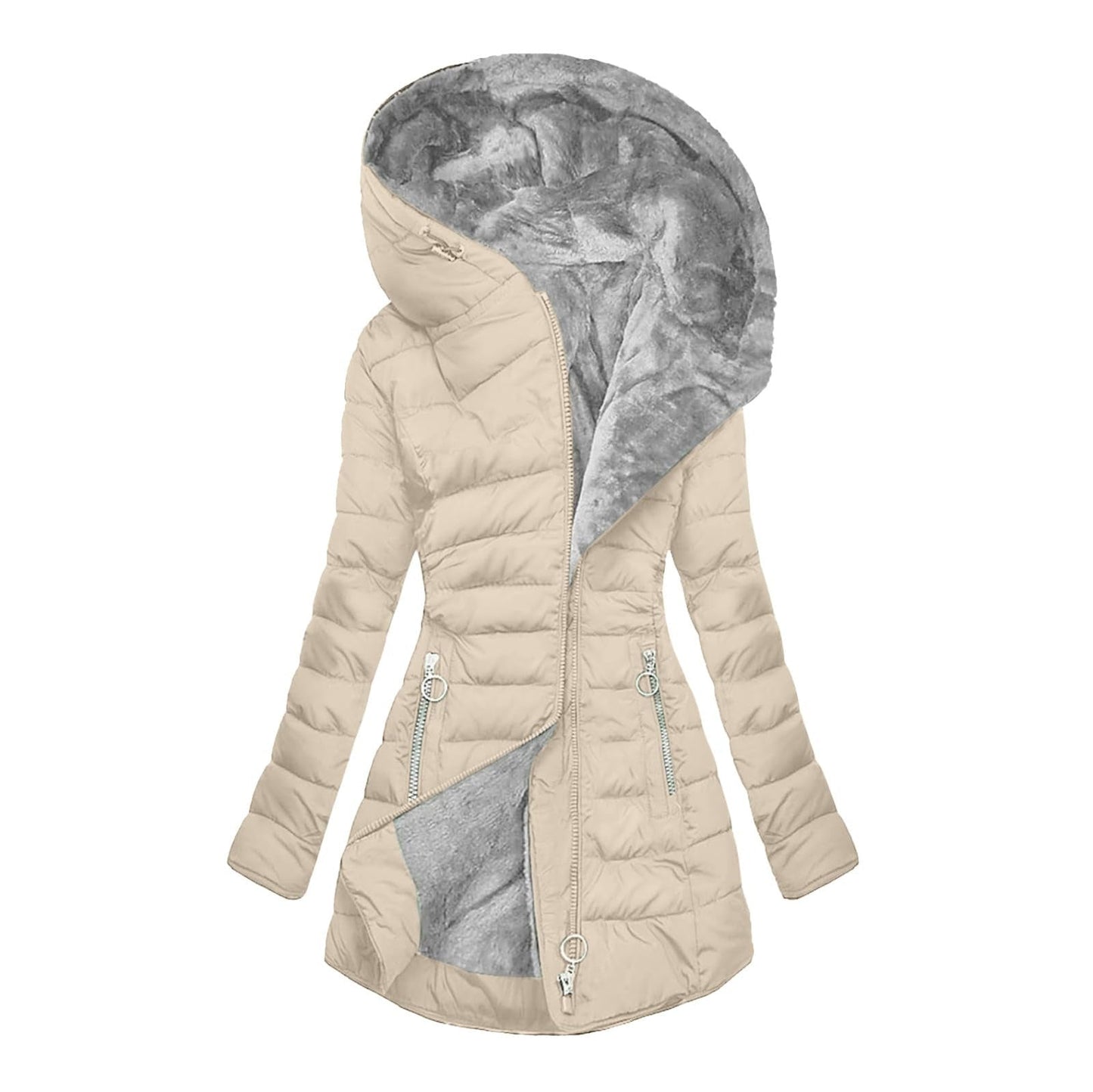 Giulia | Lange Winterjas met Warmtebescherming en Elegante Dagelijkse Stijl