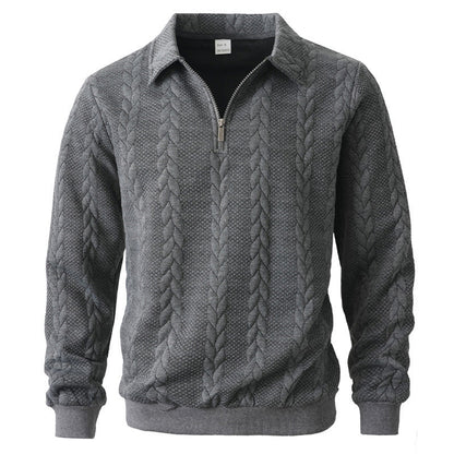 RAVELLO™ | Quarter Zip Polo met Verzorgde Look en Dagelijks Comfort voor Heren