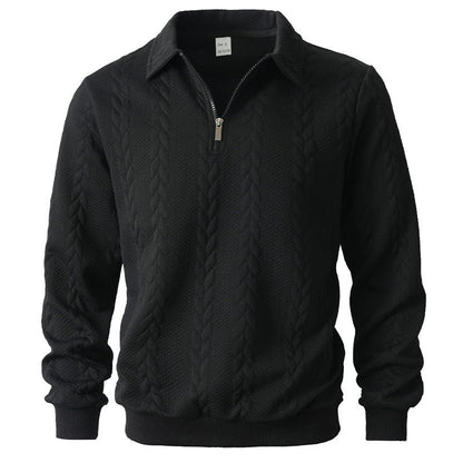 RAVELLO™ | Quarter Zip Polo met Verzorgde Look en Dagelijks Comfort voor Heren