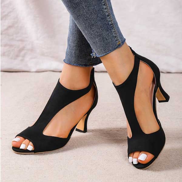 Mirella | Orthopedische Sandalen met Stabiele Hak en Comfort