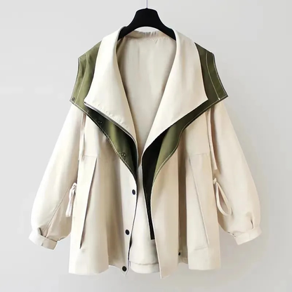 Alva – Elegante jas met bescherming tegen slecht weer en wind