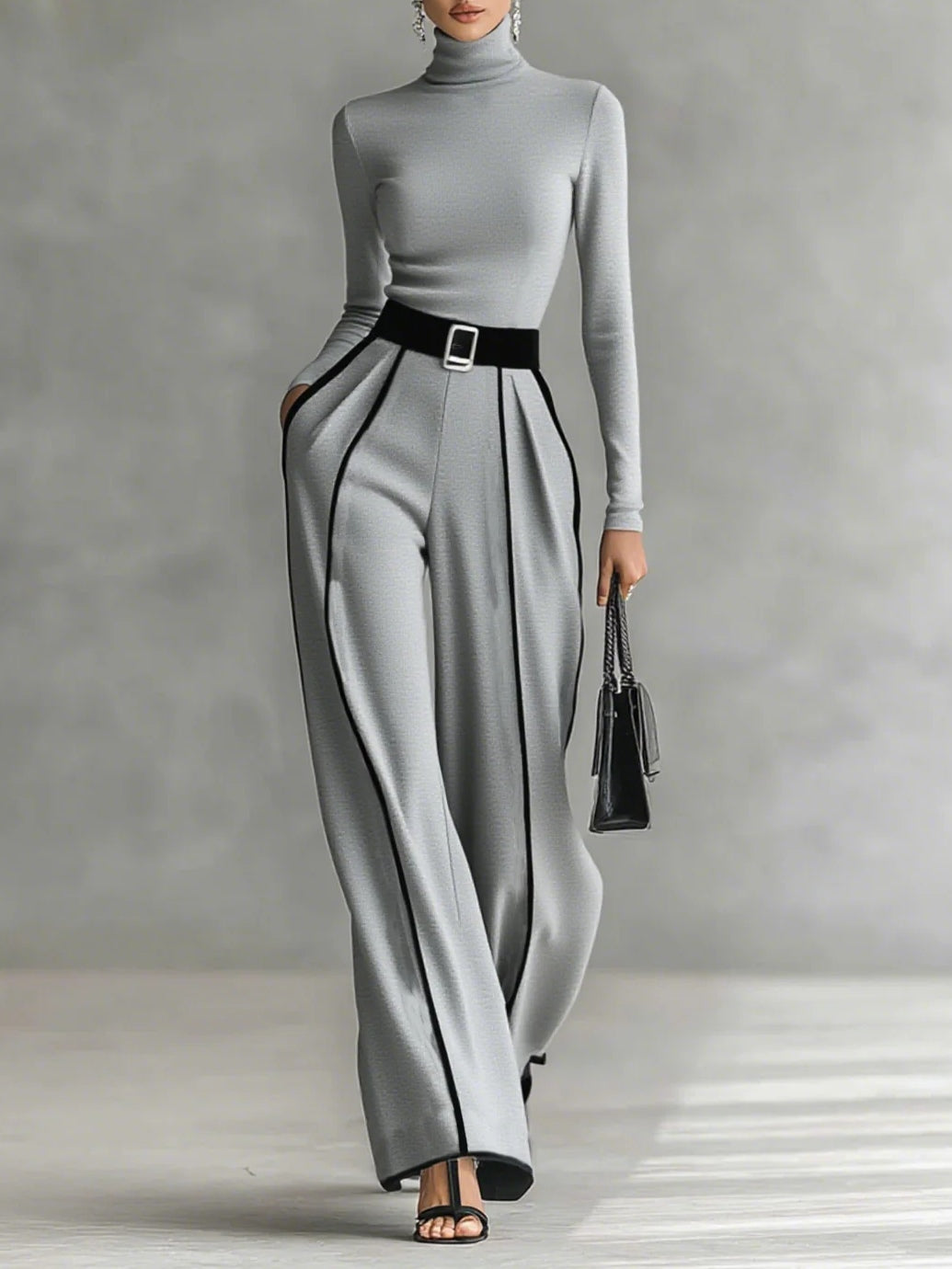 Solana | Elegante tweedelige set met tailleaccent en verfijnde look