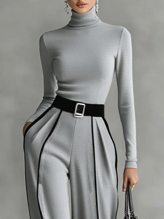 Solana | Elegante tweedelige set met tailleaccent en verfijnde look