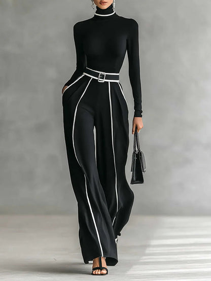 Solana | Elegante tweedelige set met tailleaccent en verfijnde look