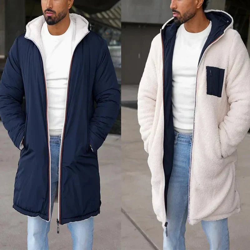 HAYRON | Elegante en modieuze omkeerbare jas