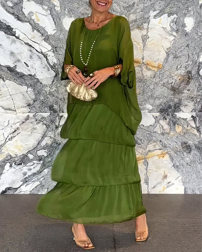 Caroline | Elegante Maxi Jurk Comfortabel voor Alle Gelegenheden